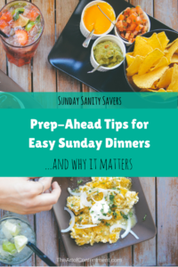 Do you love sitting down to Sunday dinner but dread the work? Prep-Ahead Tips for Easy Sunday Dinners will make cooking a snap!
