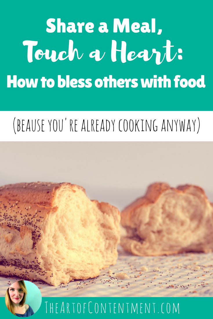 Isn’t it wonderful that the small things we do for others can have such a large impact? Share a meal and touch a heart. After all, you’re cooking anyway, right?