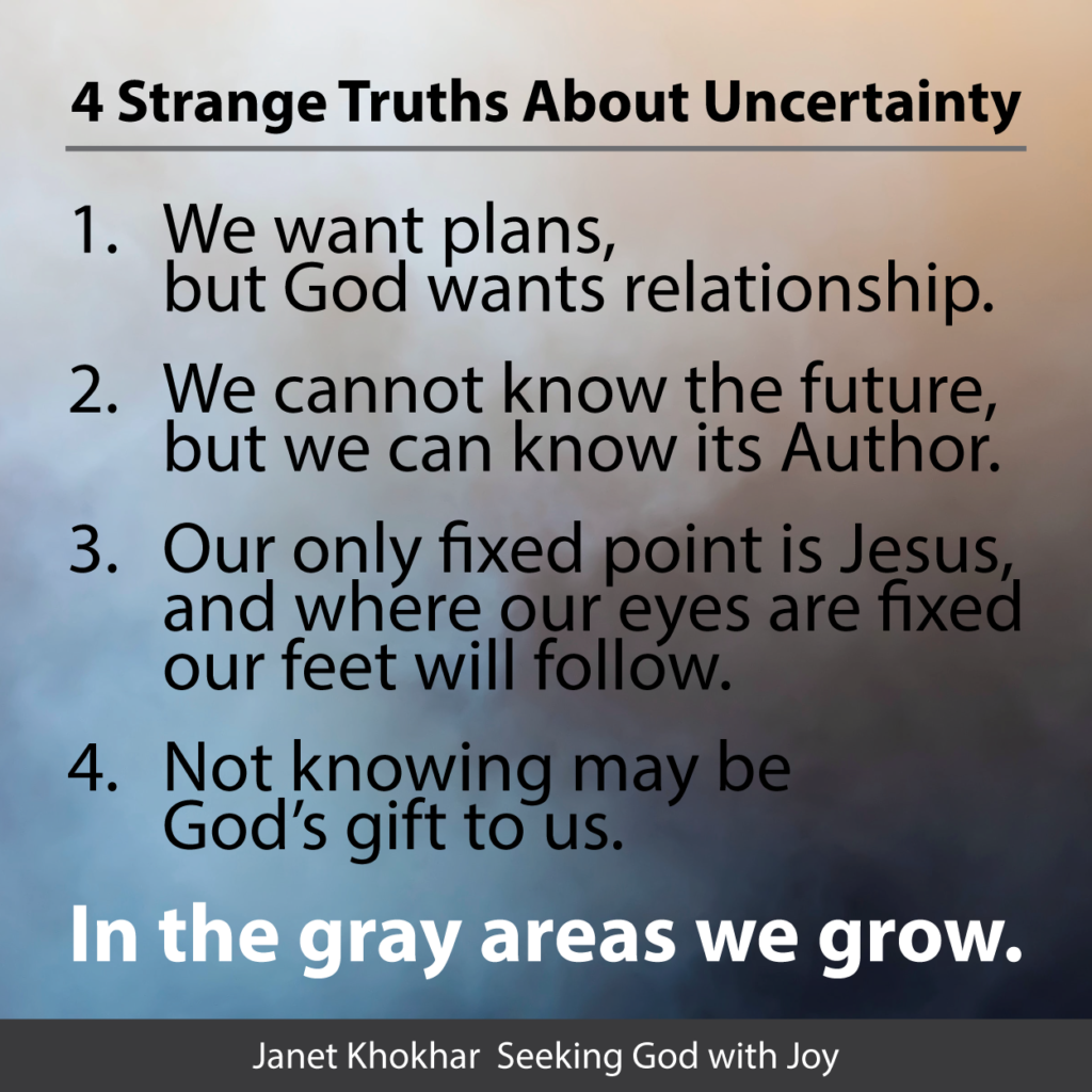 A text explaining 4 strange truths about uncertainty